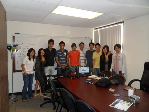 National University of Singapore Entrepreneurship Society Leaders at VSee width=