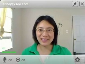 VSee new video window