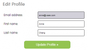 VSee change name display