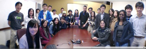 YEA student entrepreneurs in a VSee call