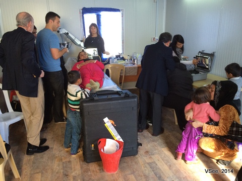 Syrian refugee telemedicine clinic