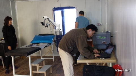 telemedicine clinic set up