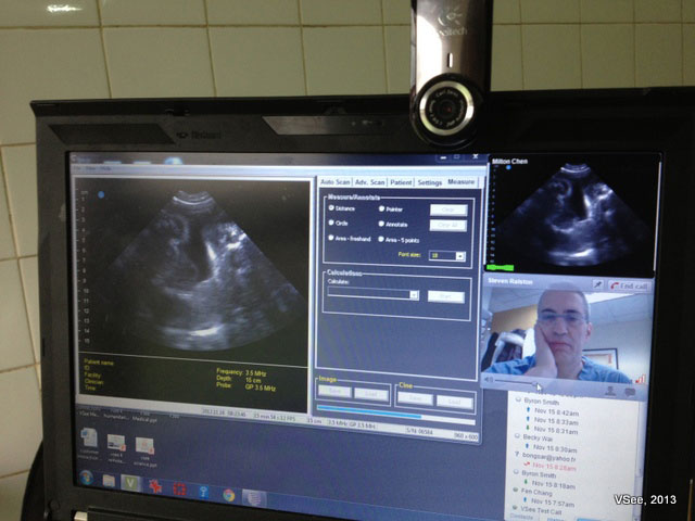 vsee ultrasound in gabon