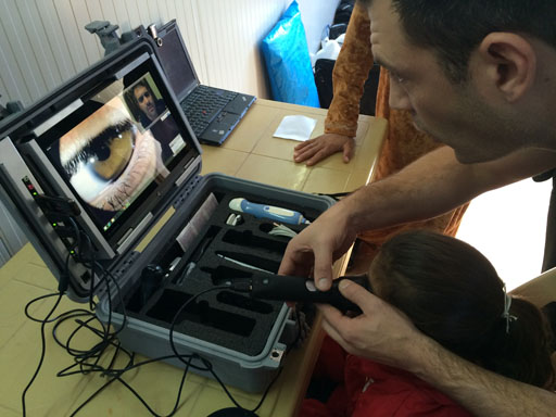 refugee telemedicine eye clinic